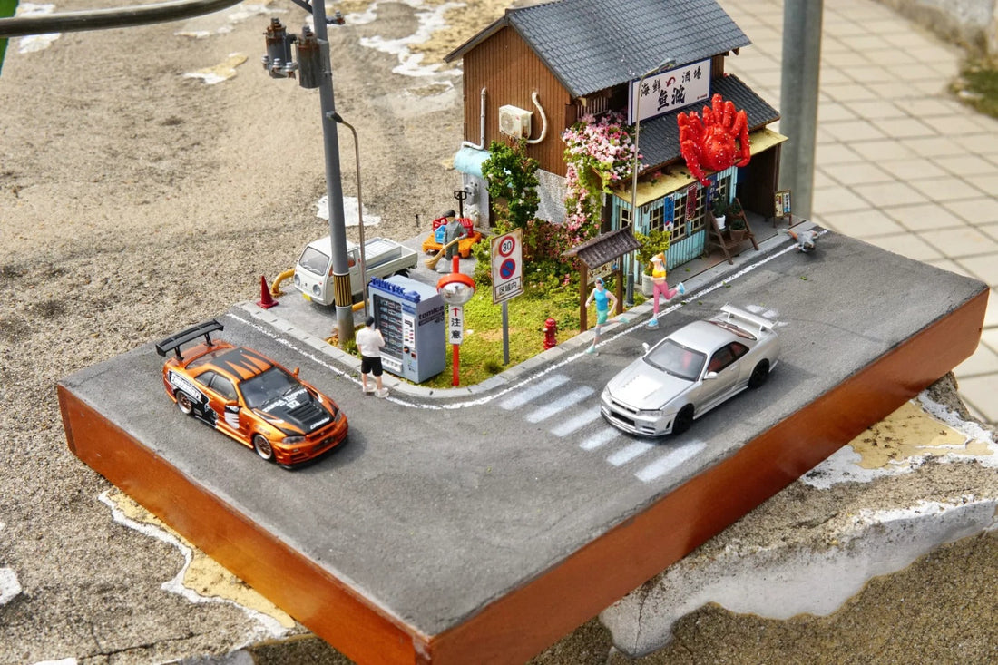 In a 30cm corner, a slice of Japanese life unfolds
