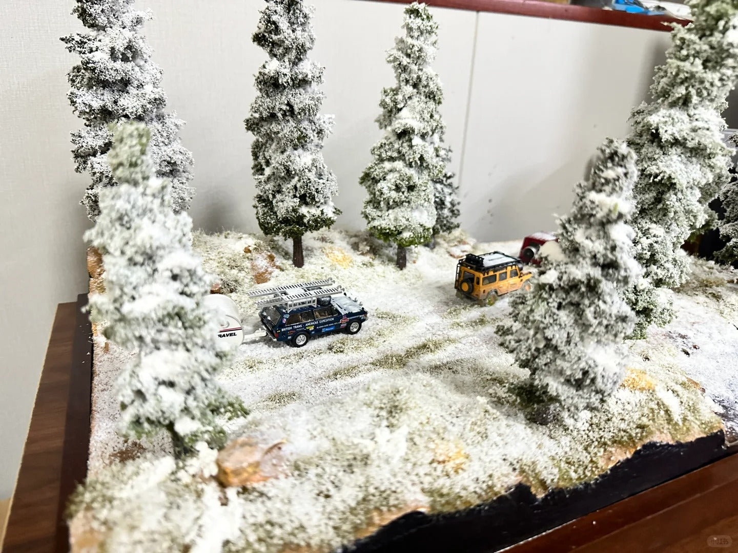 1/64 Scale Winter Snow Scene Model