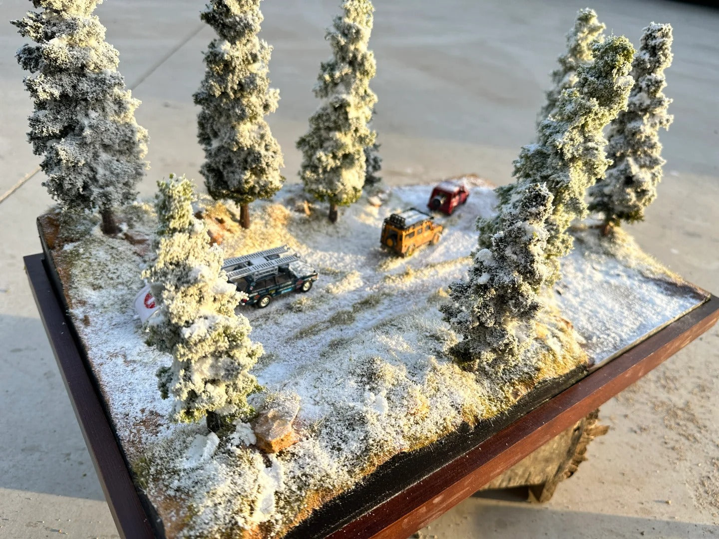 1/64 Scale Winter Snow Scene Model