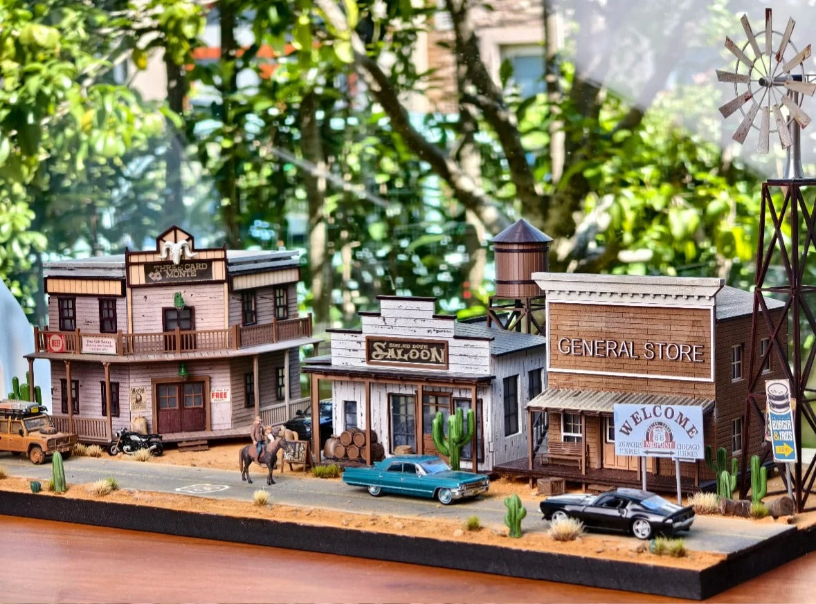 1:64 Scale American Western Miniature Model Scene