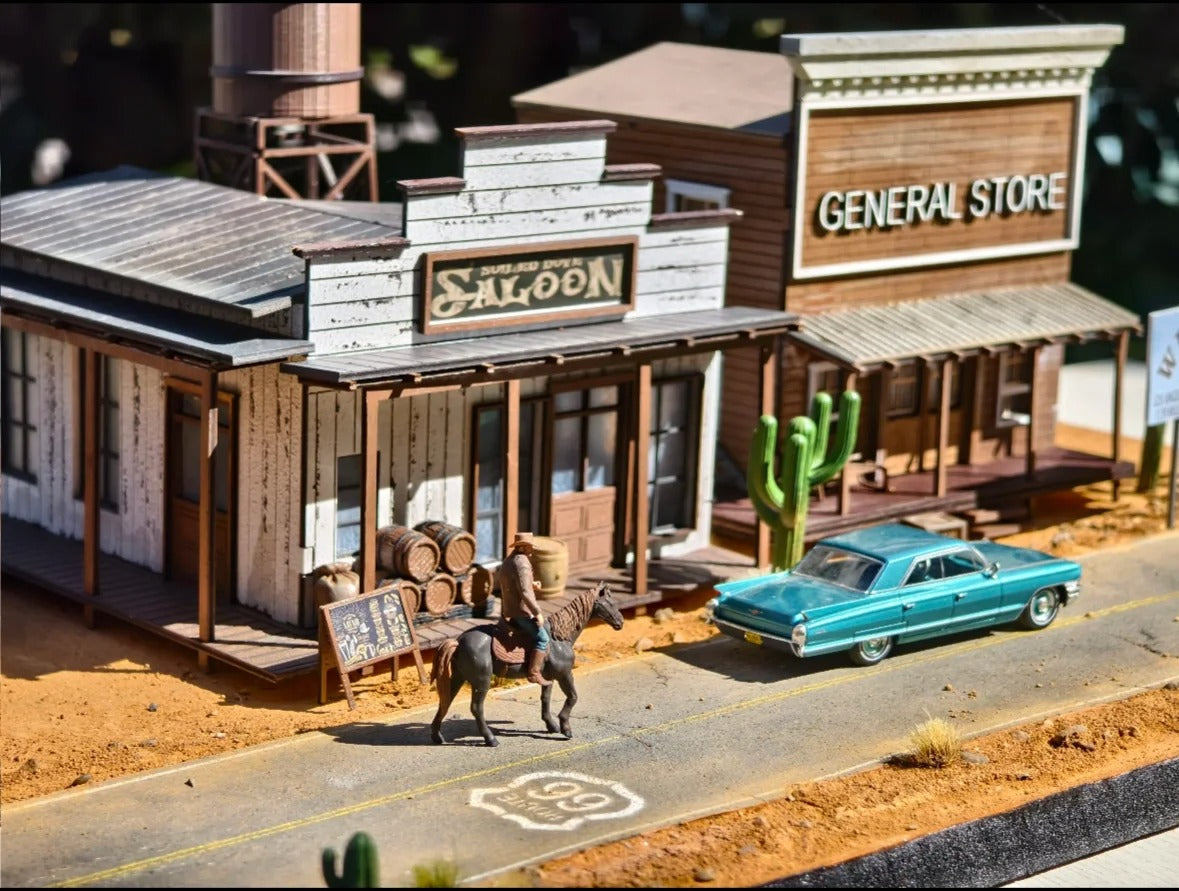 1:64 Scale American Western Miniature Model Scene