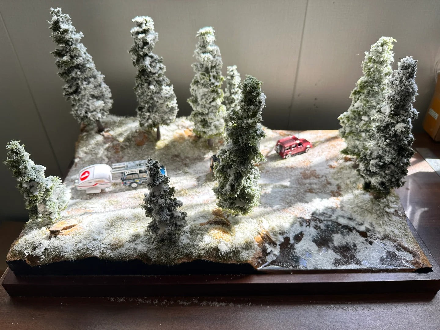 1/64 Scale Winter Snow Scene Model