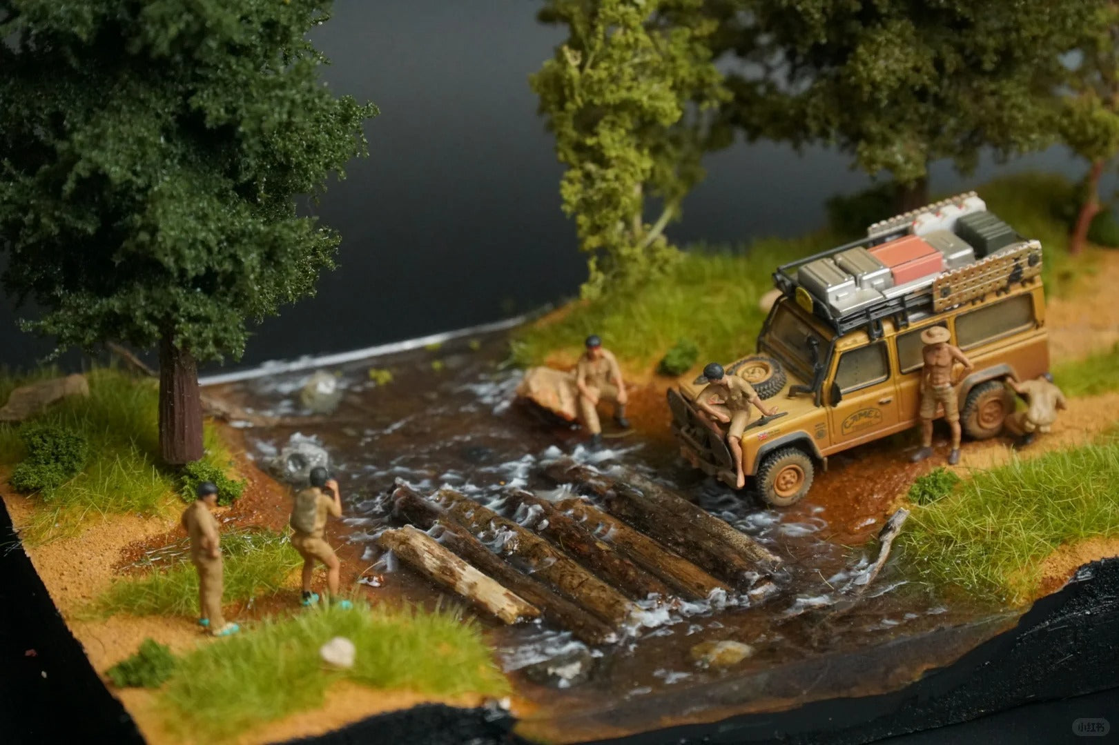 1:64 Scale Exquisite Camel Cup Scene