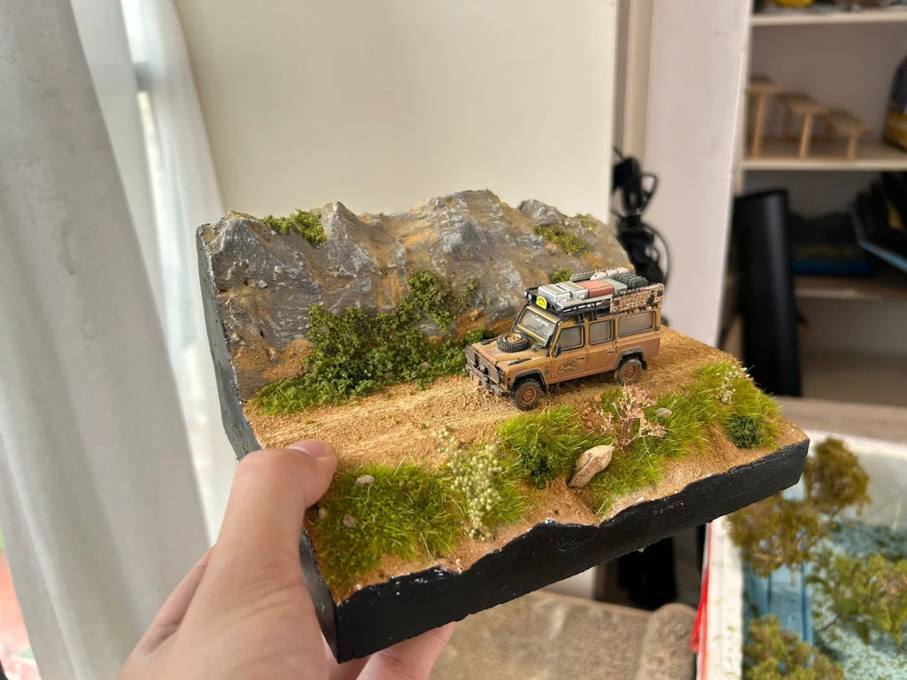 Handcrafted 1:64 Scale Car Model Display Base
