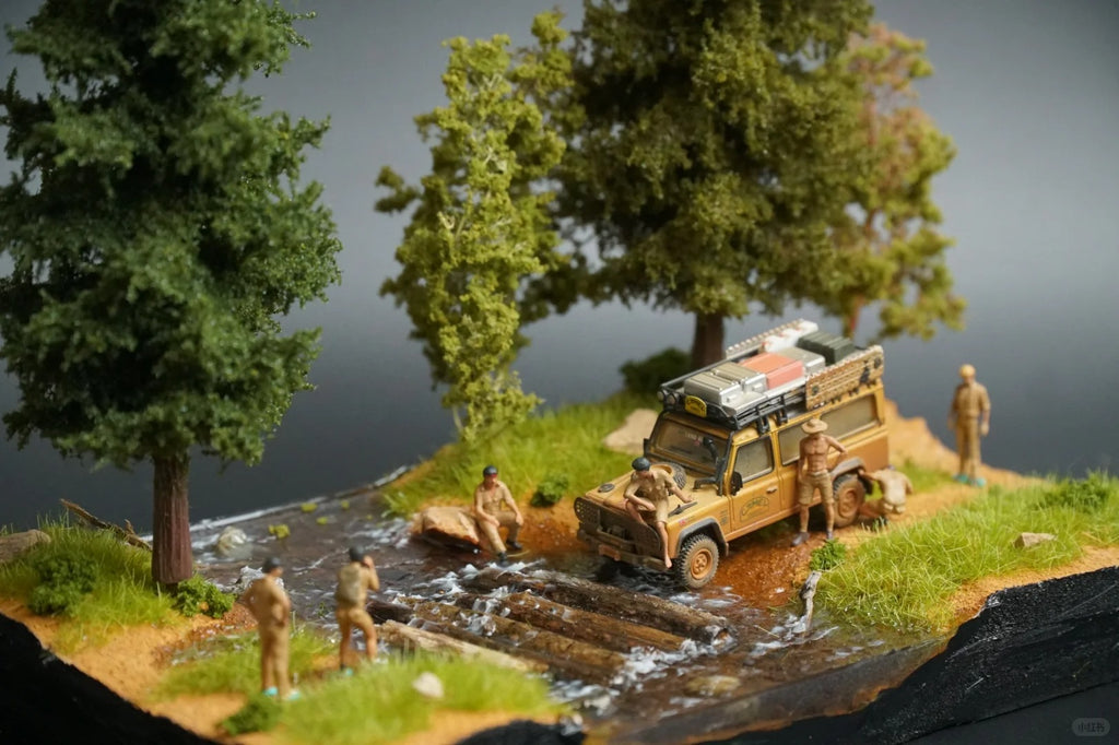 1:64 Scale Exquisite Camel Cup Scene