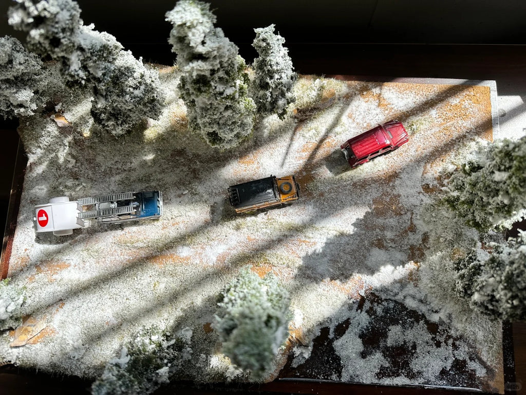 1/64 Scale Winter Snow Scene Model
