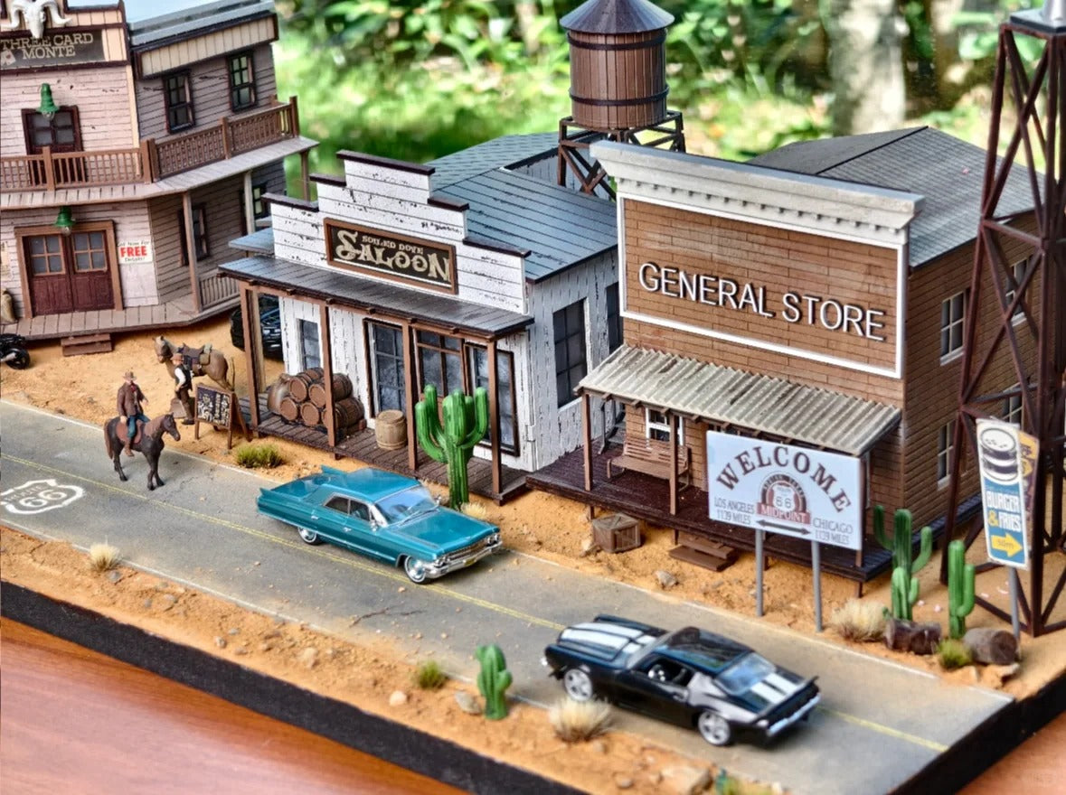 1:64 Scale American Western Miniature Model Scene