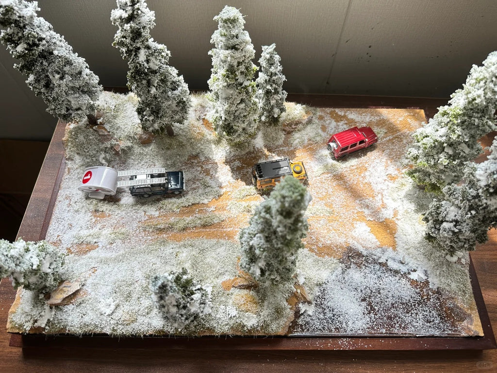 1/64 Scale Winter Snow Scene Model