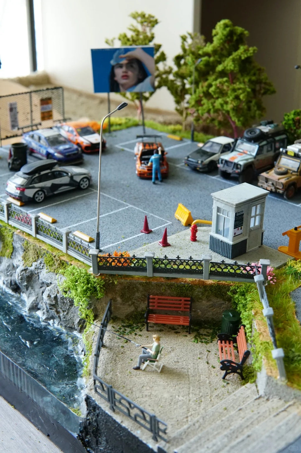 1/64 Large-Scale Parking Lot