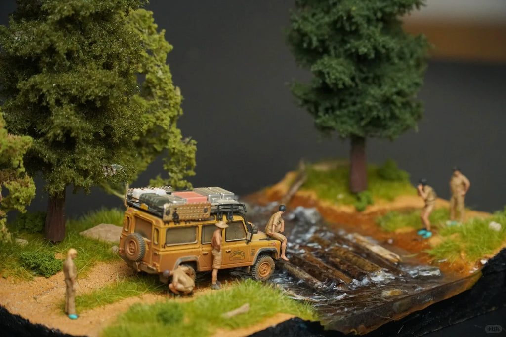 1:64 Scale Exquisite Camel Cup Scene