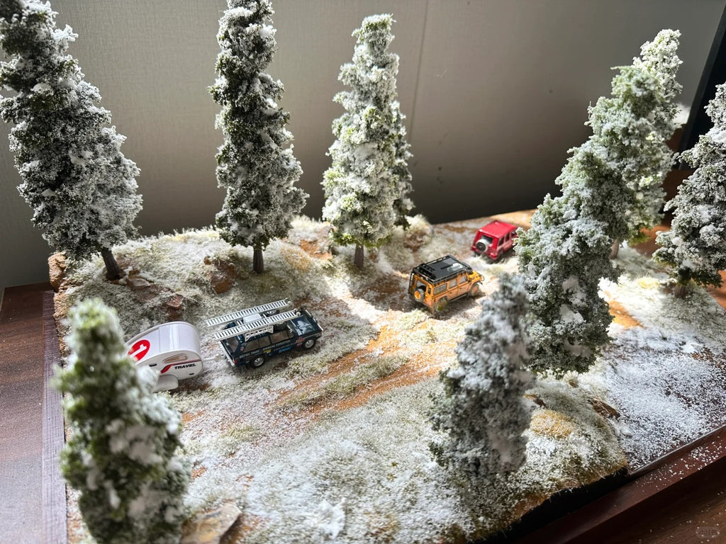 1/64 Scale Winter Snow Scene Model
