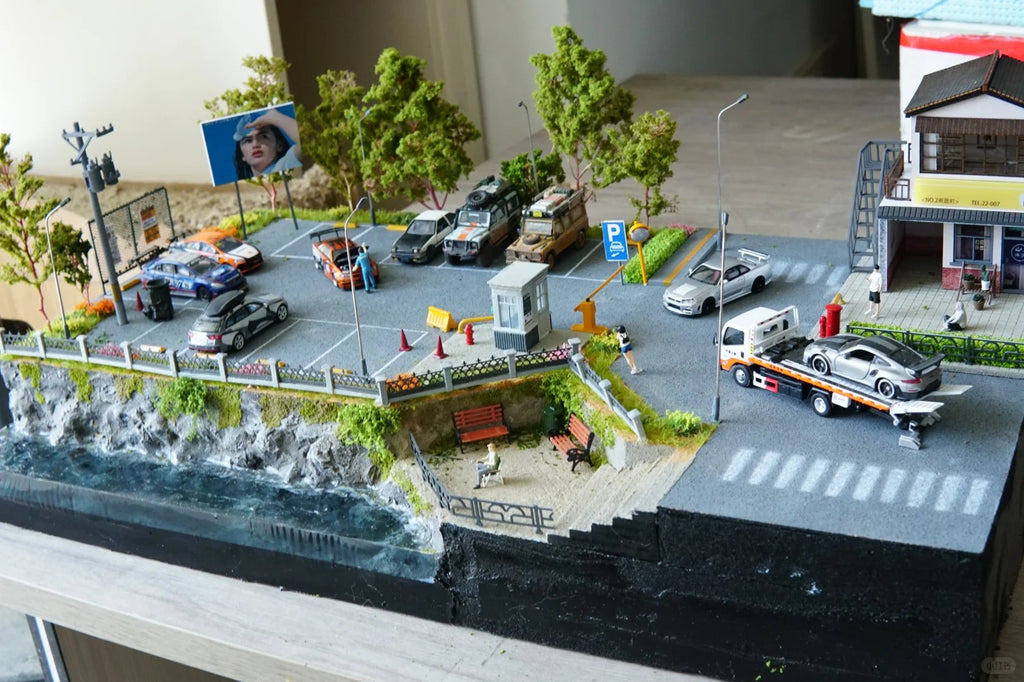 1/64 Large-Scale Parking Lot