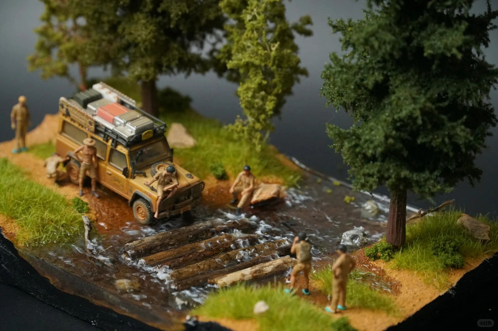 1:64 Scale Exquisite Camel Cup Scene