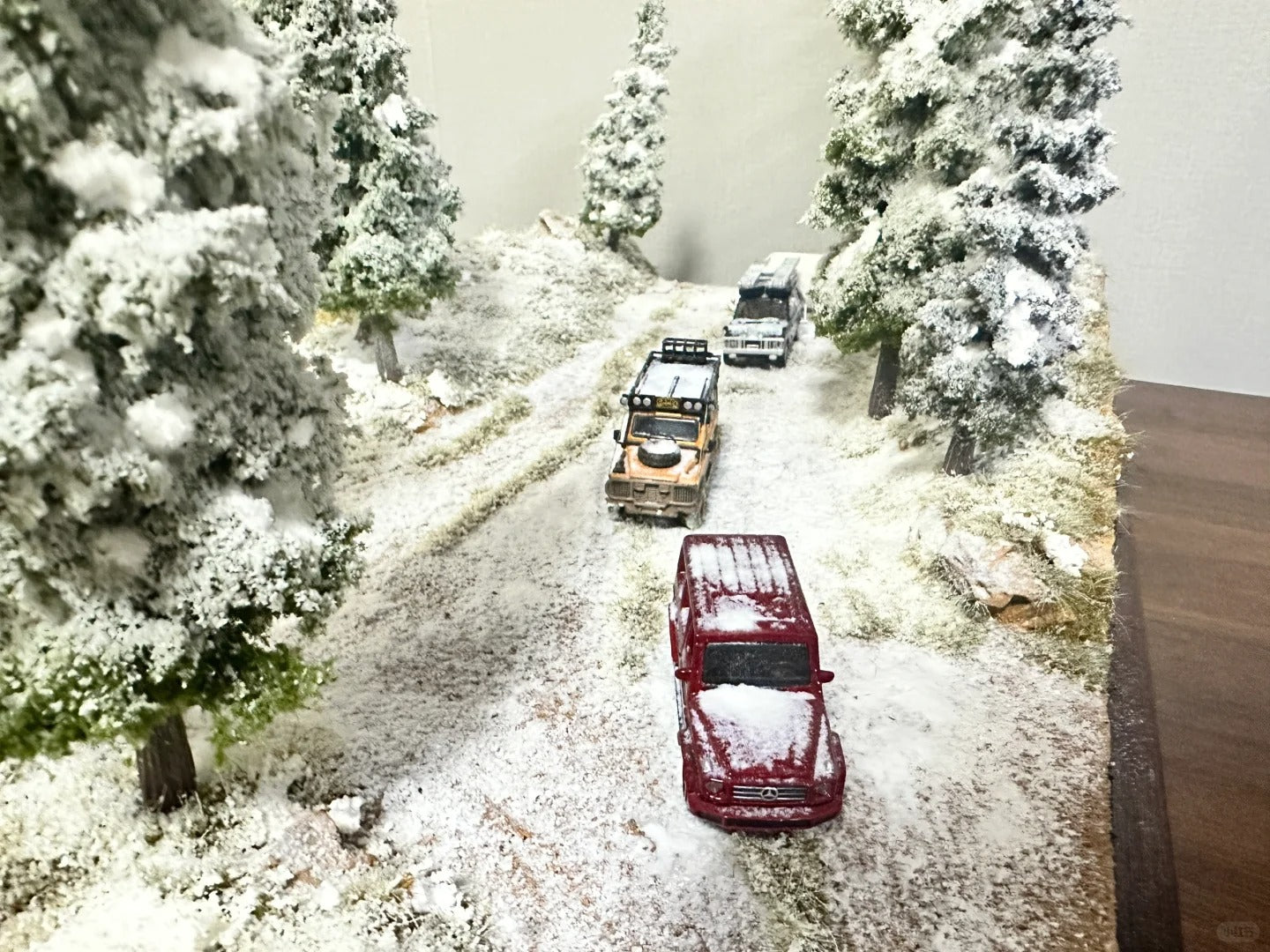 1/64 Scale Winter Snow Scene Model