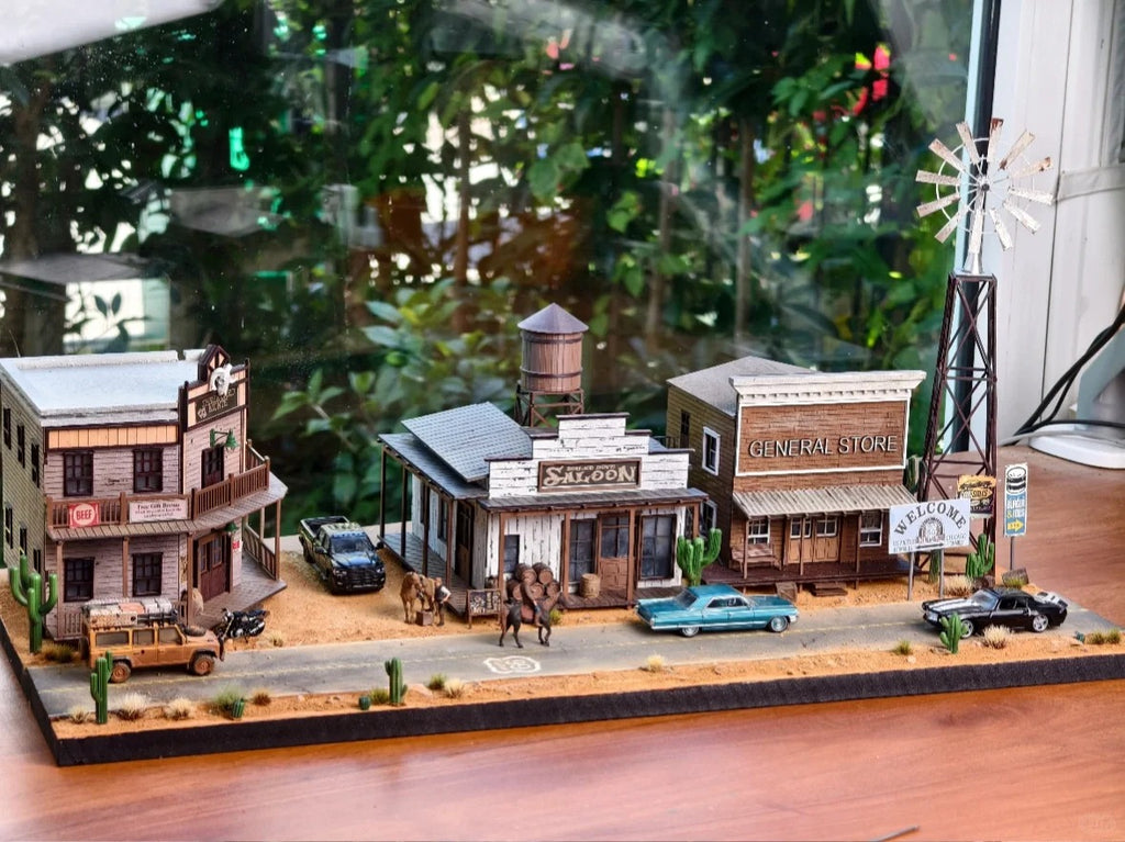 1:64 Scale American Western Miniature Model Scene