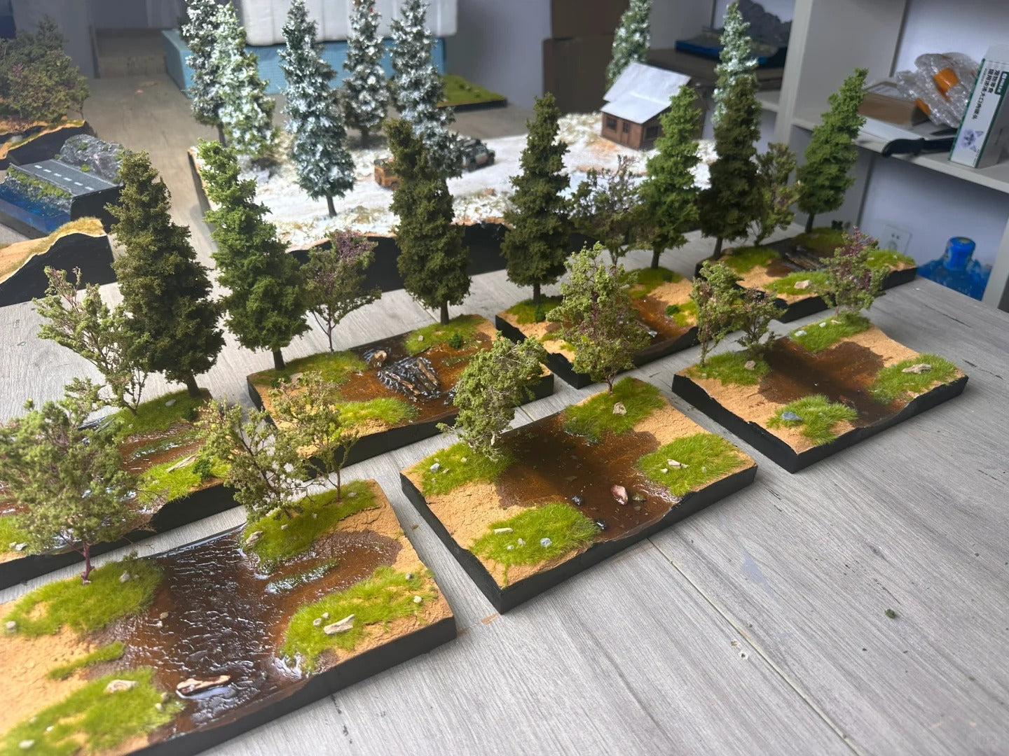 1:64 Scale Exquisite Camel Cup Scene