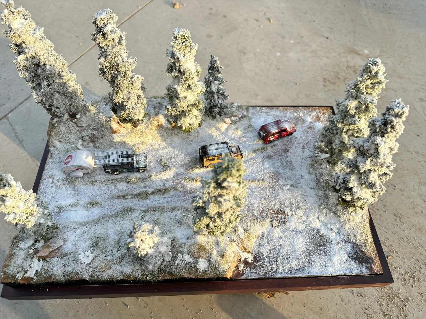 1/64 Scale Winter Snow Scene Model