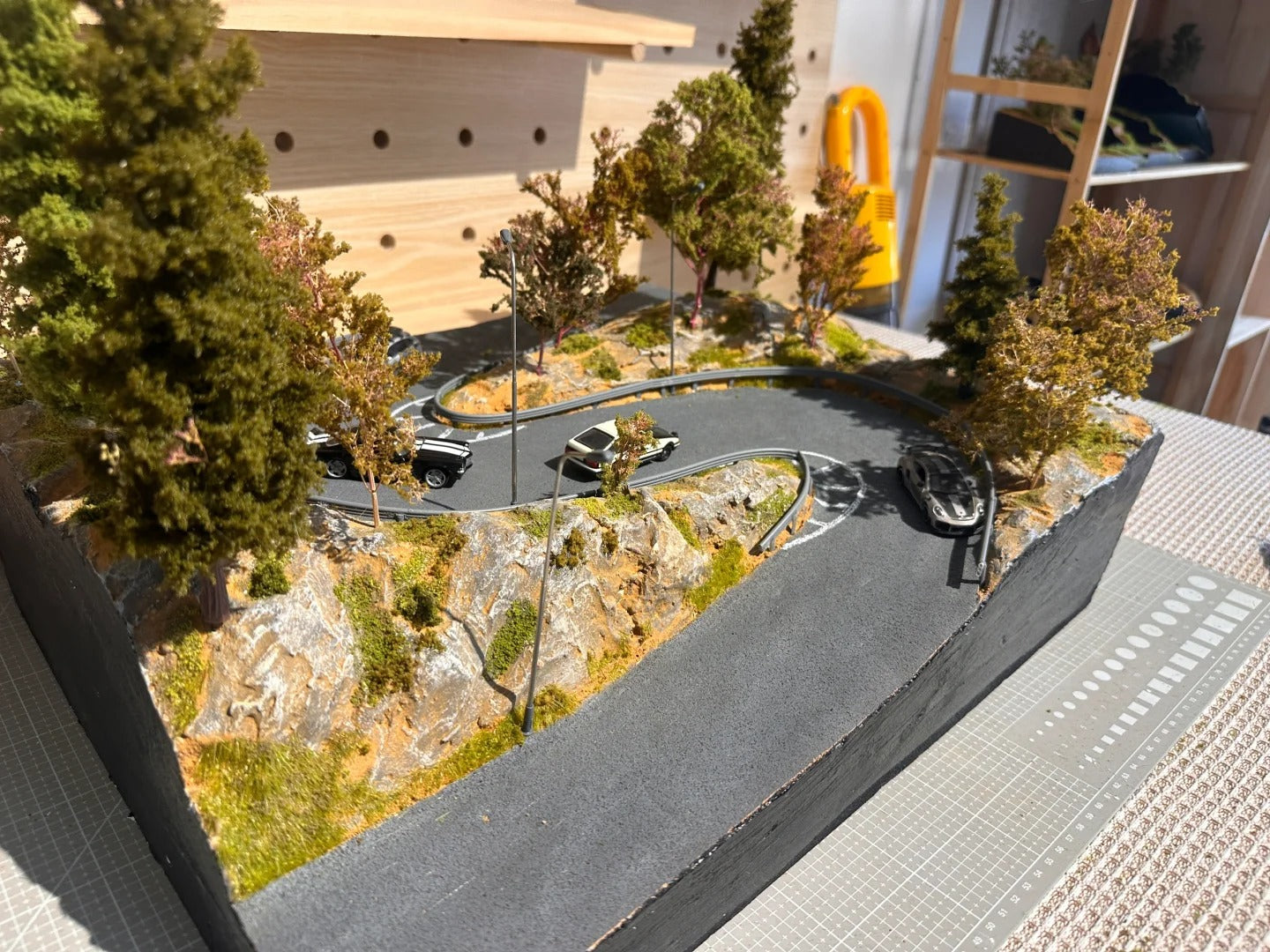 1/64 Scale Miniature Model Initial D Scene