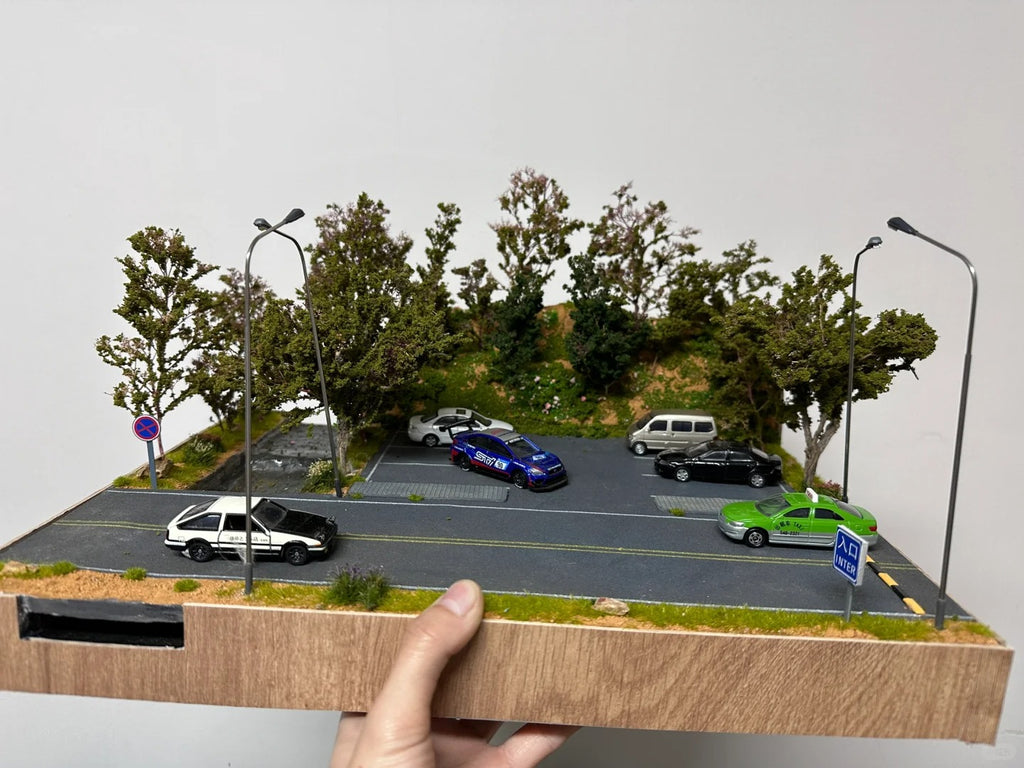 1/64 Scale Die-Cast Car Miniature Display Base Model