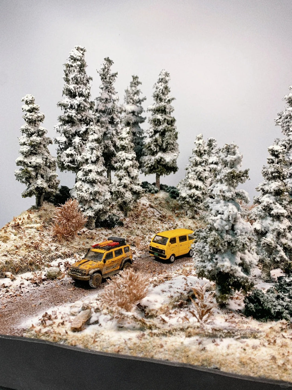 1:64 Scale Miniature Scene I: Forest Snow Scene