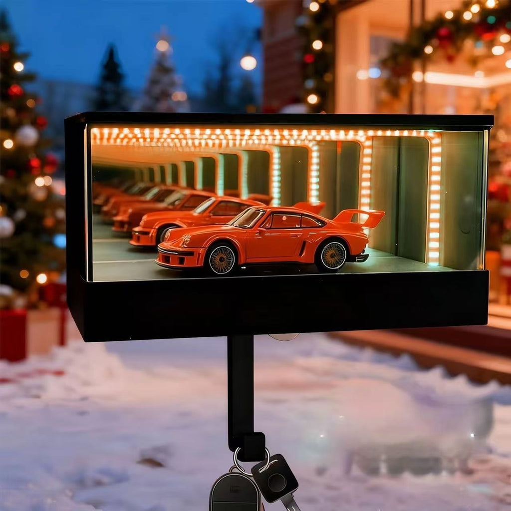 Light-Up Auto-Sensing Car Display Case Key Chain