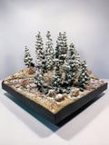 1:64 Scale Miniature Scene I: Forest Snow Scene