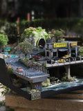 1:64 Miniature Scene & Repair Shop at the Foot of the Mountain