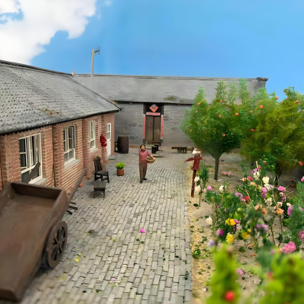 Maqueta de la casa del abuelo y la abuela