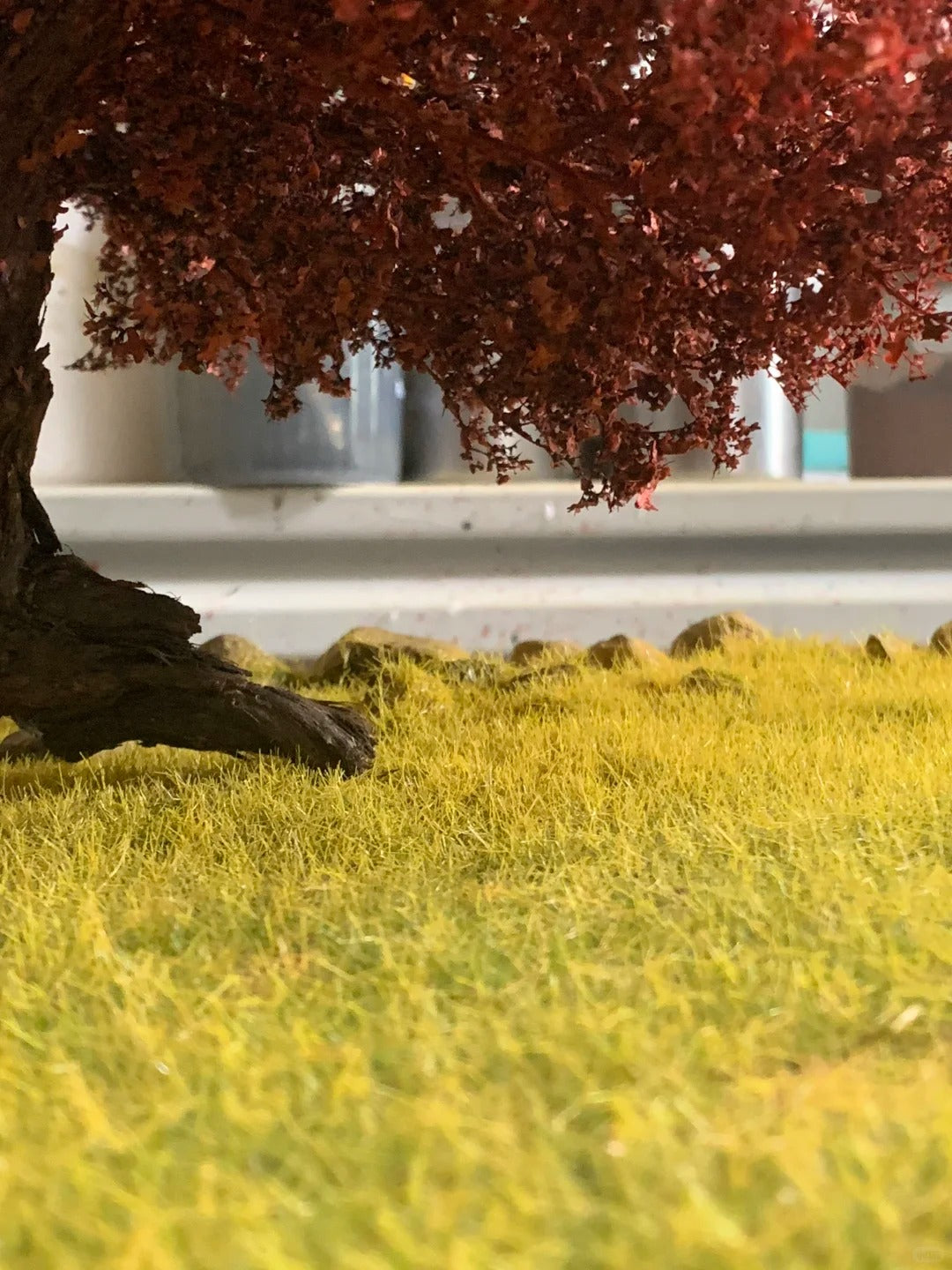 1:64 Scale Miniature Scene & Grassland Car Display Base