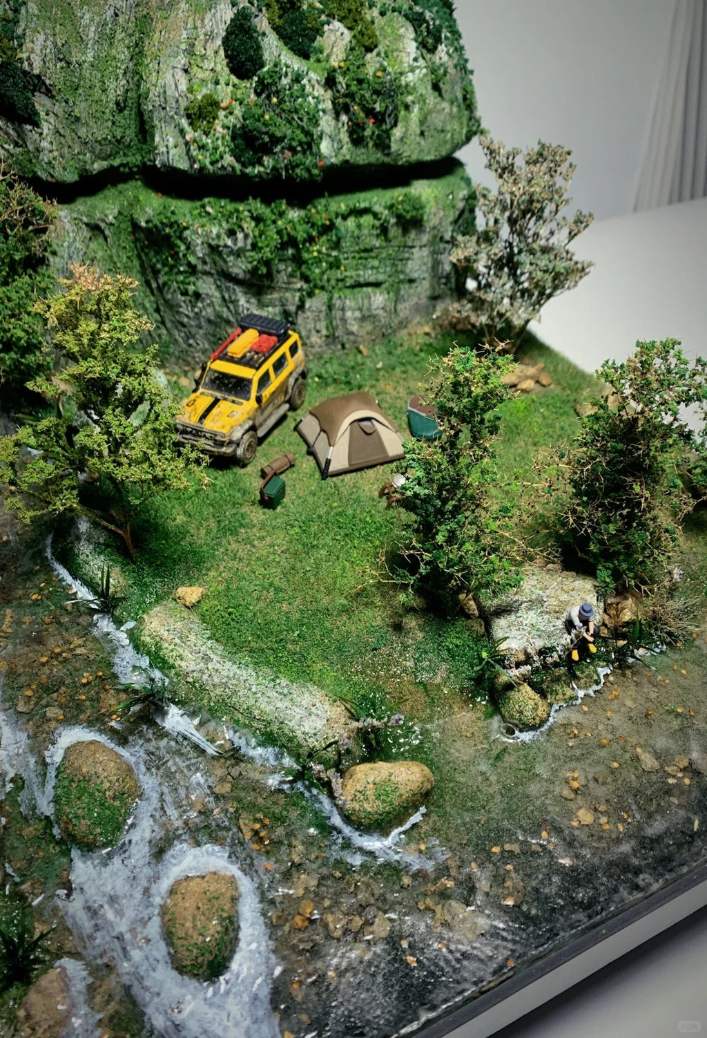 1:64 Scale Miniature Scene I: Bringing the Entire Camping Valley Indoors
