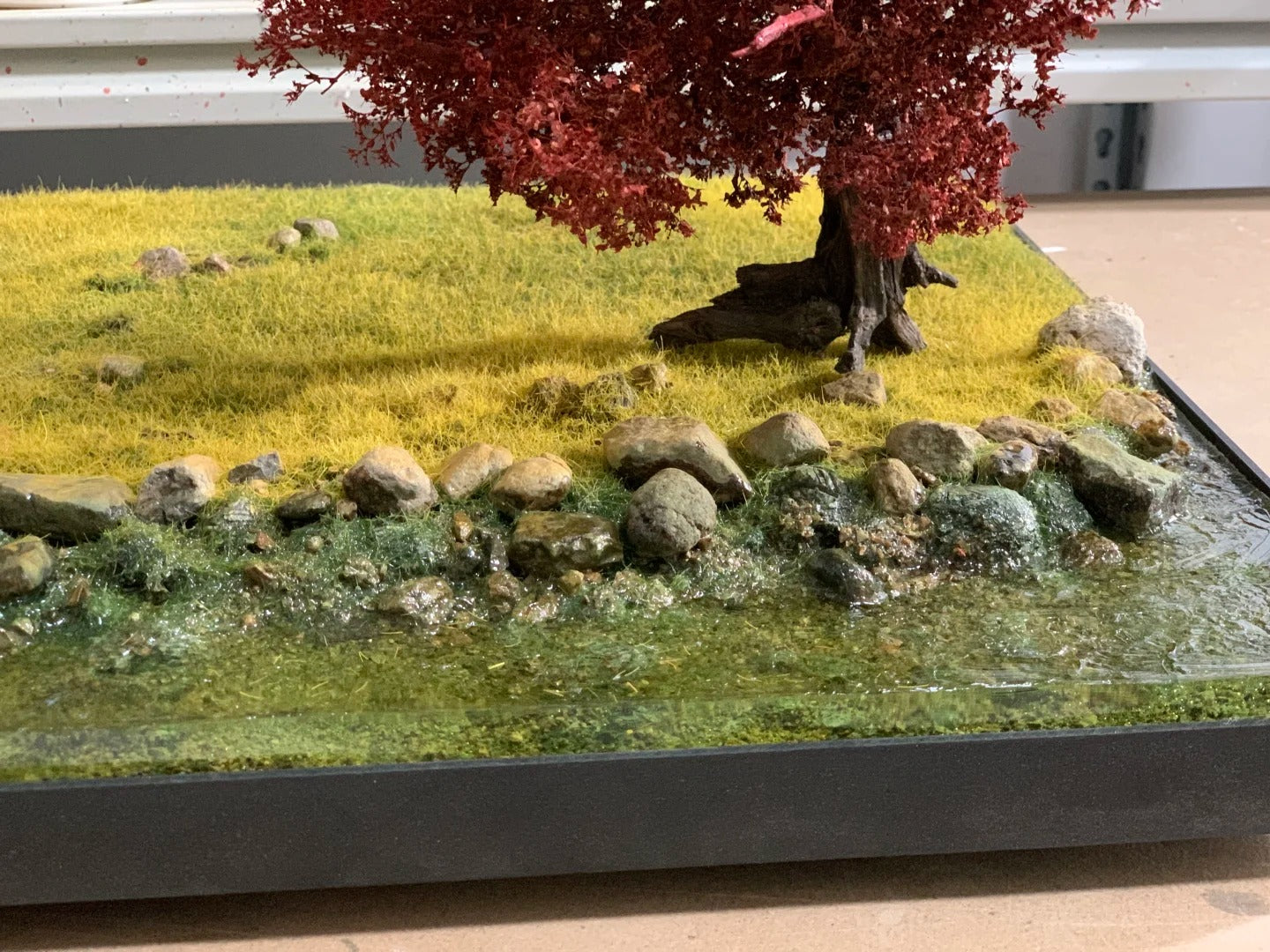 1:64 Scale Miniature Scene & Grassland Car Display Base