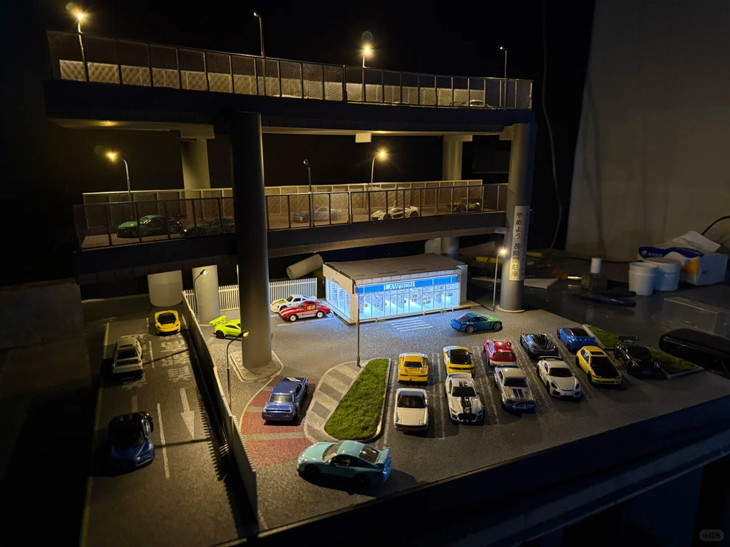 1:64 Scale Tokyo Expressway Micro-Scenery Model