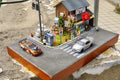 New Japanese-Style 1:64 Scale “Seafood Fish Stall” Miniature Model