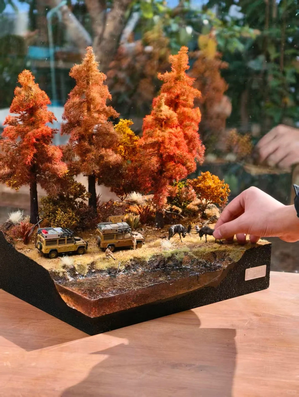 1:64 Scale Redwood Forest Autumn Miniature Model