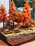 1:64 Scale Redwood Forest Autumn Miniature Model