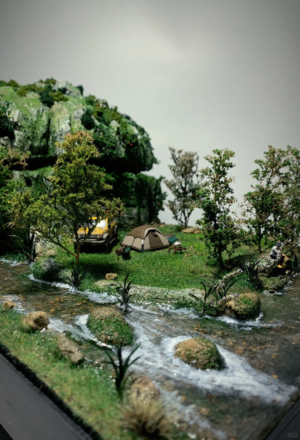 1:64 Scale Miniature Scene I: Bringing the Entire Camping Valley Indoors