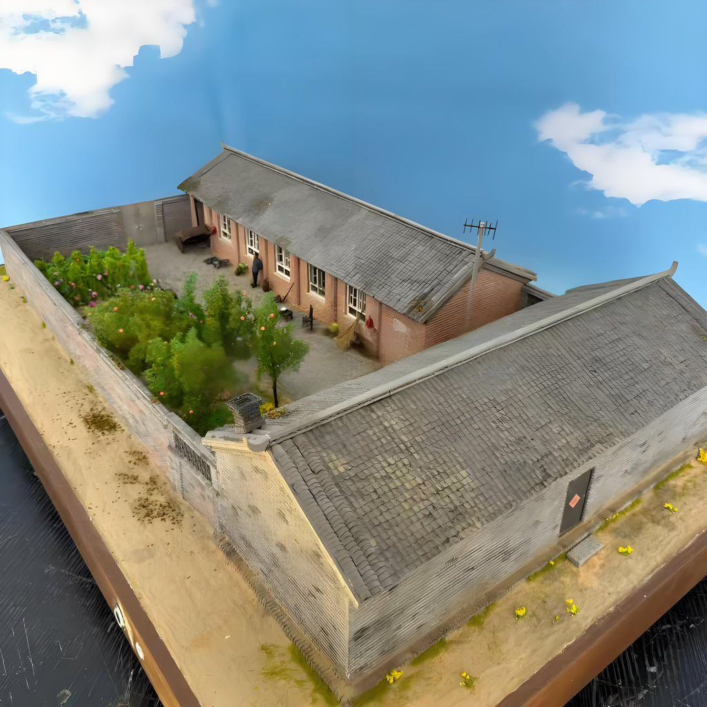 Maqueta de la casa del abuelo y la abuela