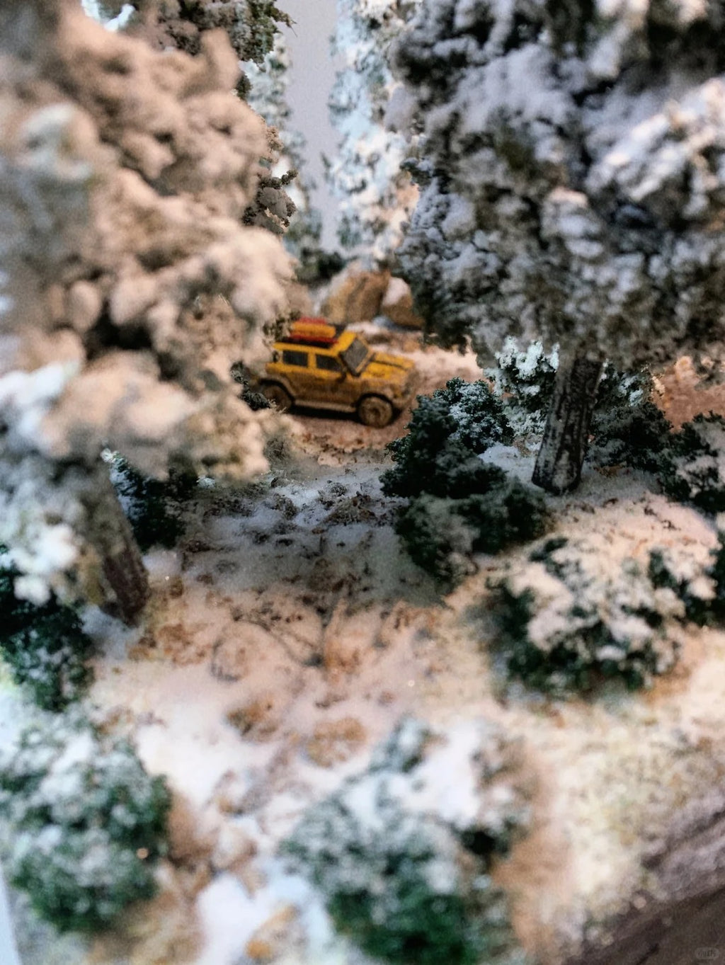 1:64 Scale Miniature Scene I: Forest Snow Scene