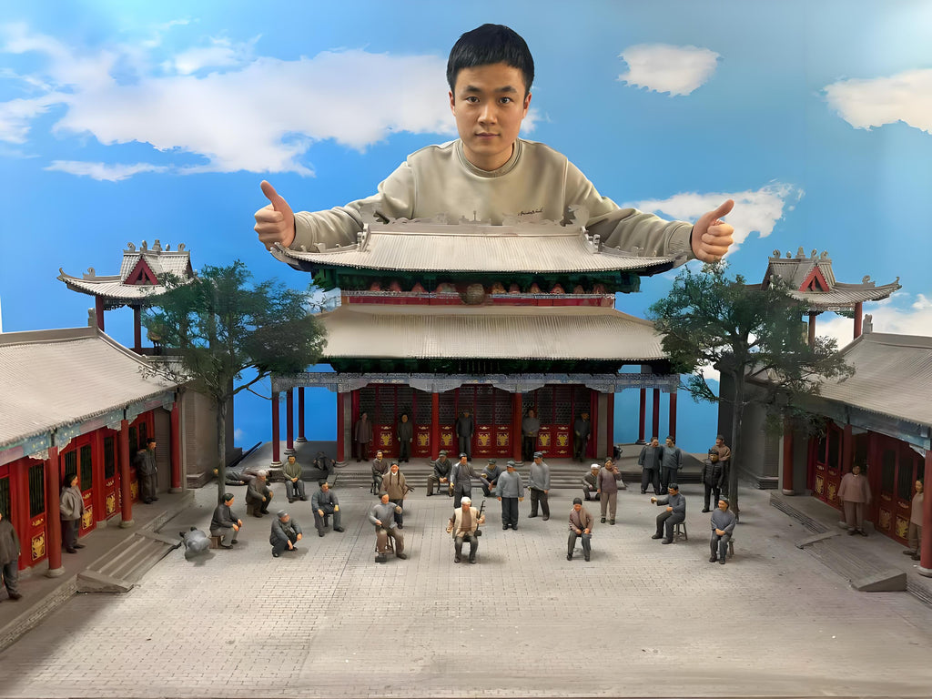 Modell eines historischen und kulturellen Museums