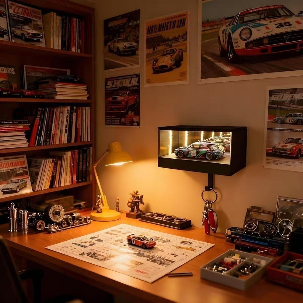 Light-Up Auto-Sensing Car Display Case Key Chain