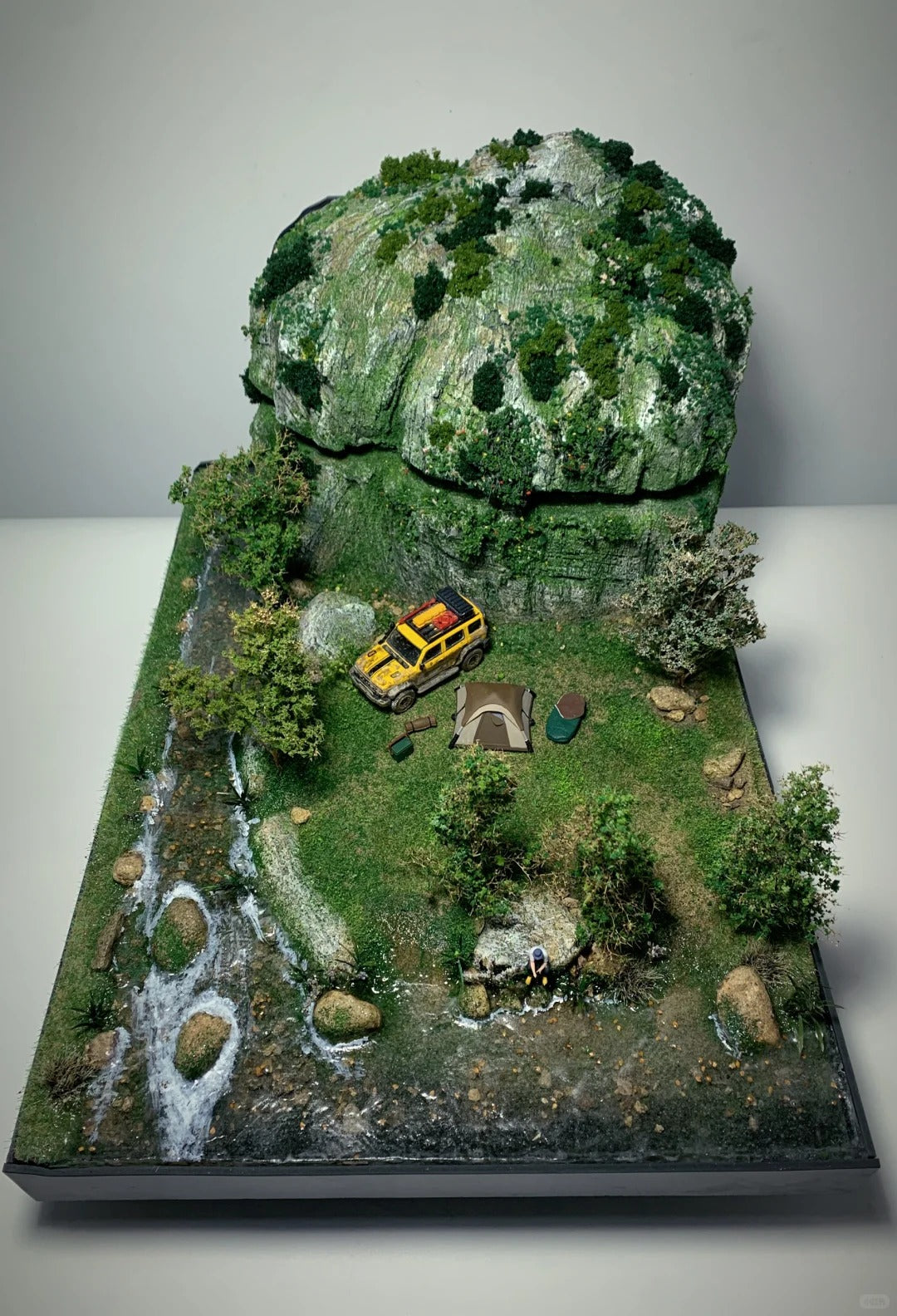 1:64 Scale Miniature Scene I: Bringing the Entire Camping Valley Indoors