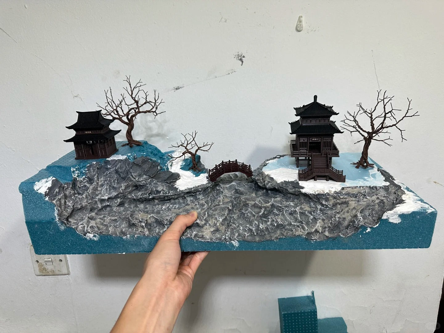1:64 Scale Ancient Spring Breeze Scenery Miniature Display