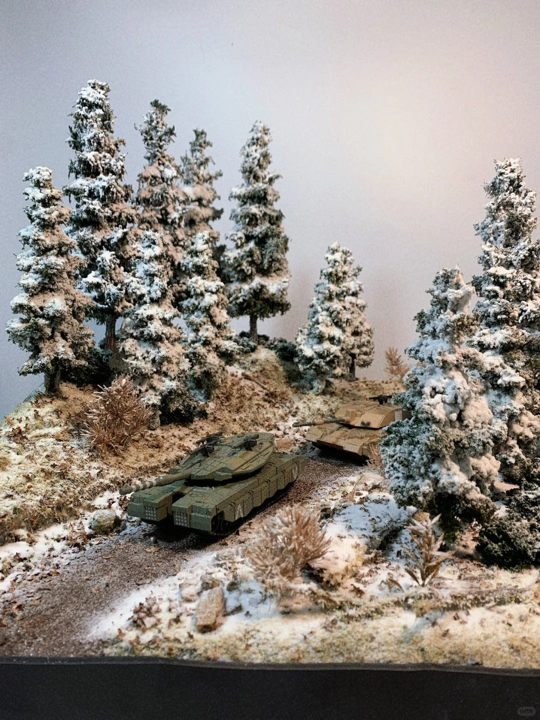 1:64 Scale Miniature Scene I: Forest Snow Scene