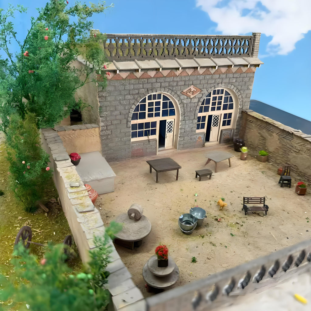 Desert Grass House Model