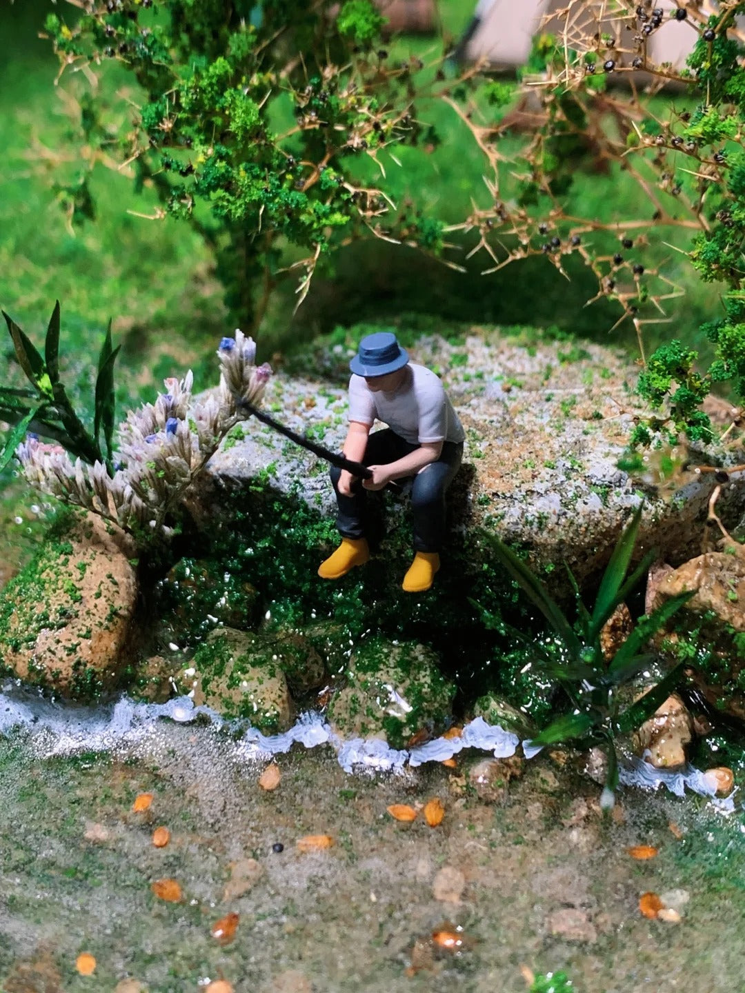 1:64 Scale Miniature Scene I: Bringing the Entire Camping Valley Indoors