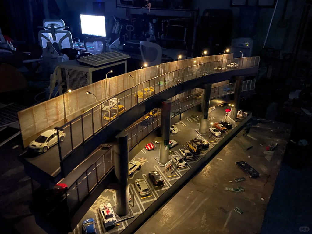 1:64 Scale Tokyo Expressway Micro-Scenery Model