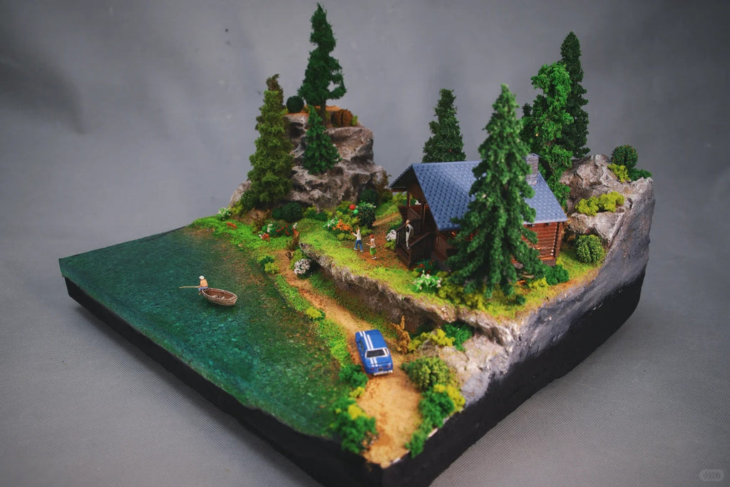 1:64 Scale Miniature Scene of the Life You Aspire To
