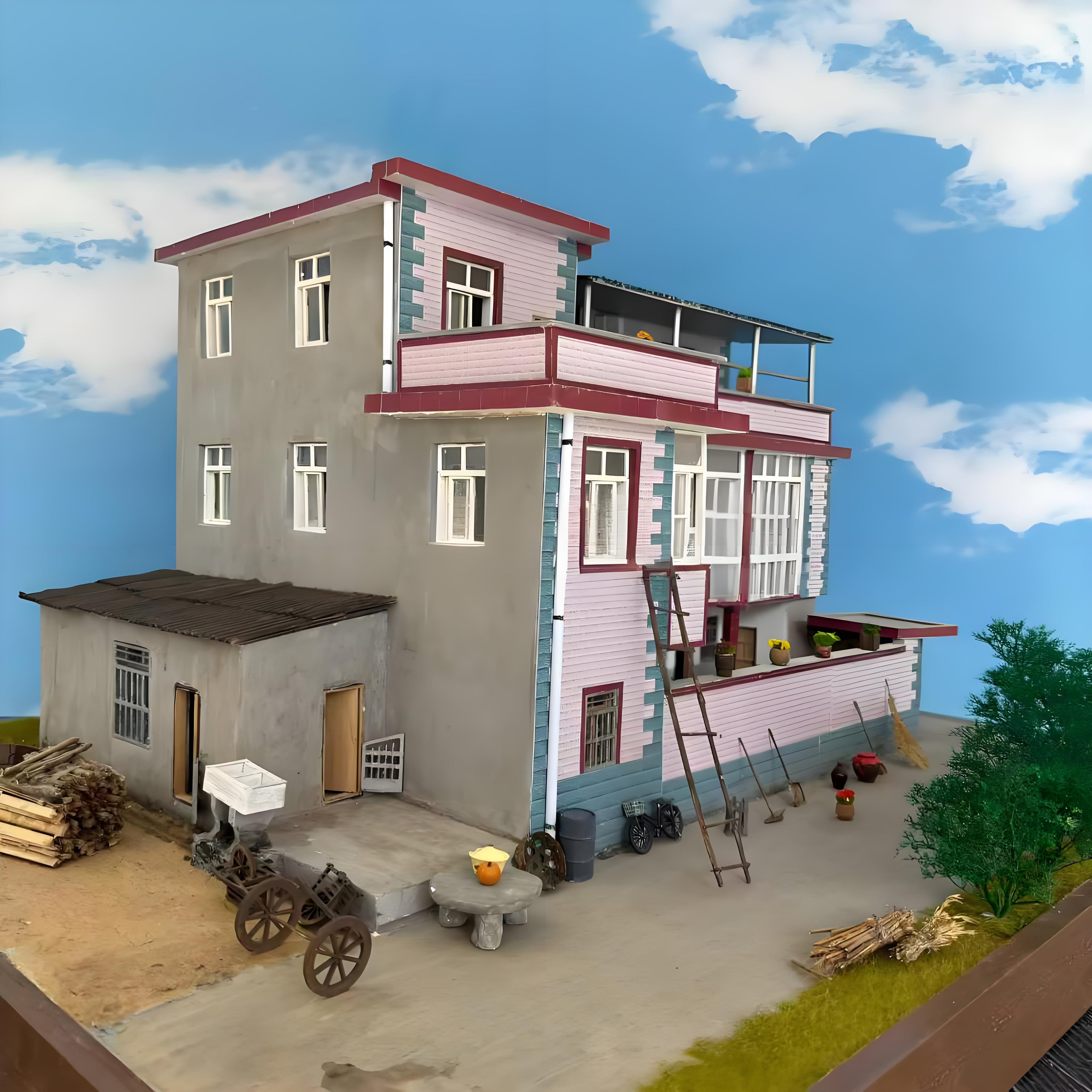 Single family building model