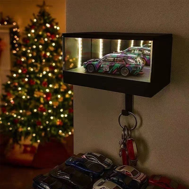 Light-Up Auto-Sensing Car Display Case Key Chain